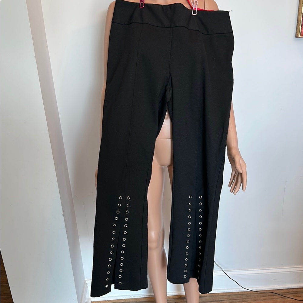 INC 12 Black Flare Women's Pants